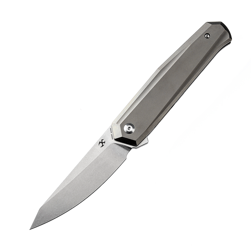 Integra K1042A2 Stonewashed M390 Bronze Anodized Titanium Designed by JK Knives