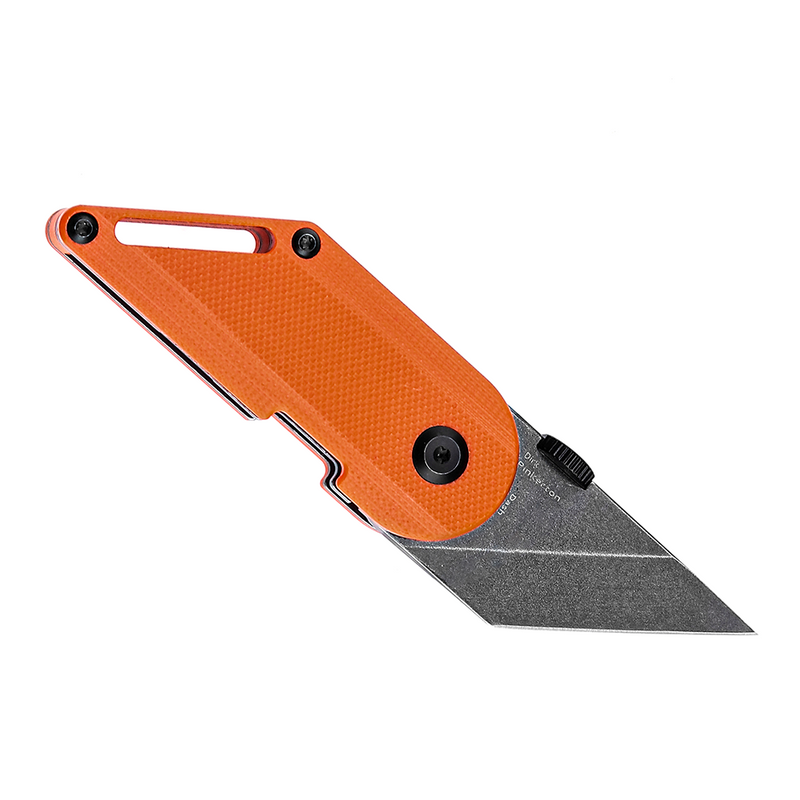 KANSEPT Dash T3045A3 Designed by Dirk Pinkerton Black Stonewashed 154CM Orange G10