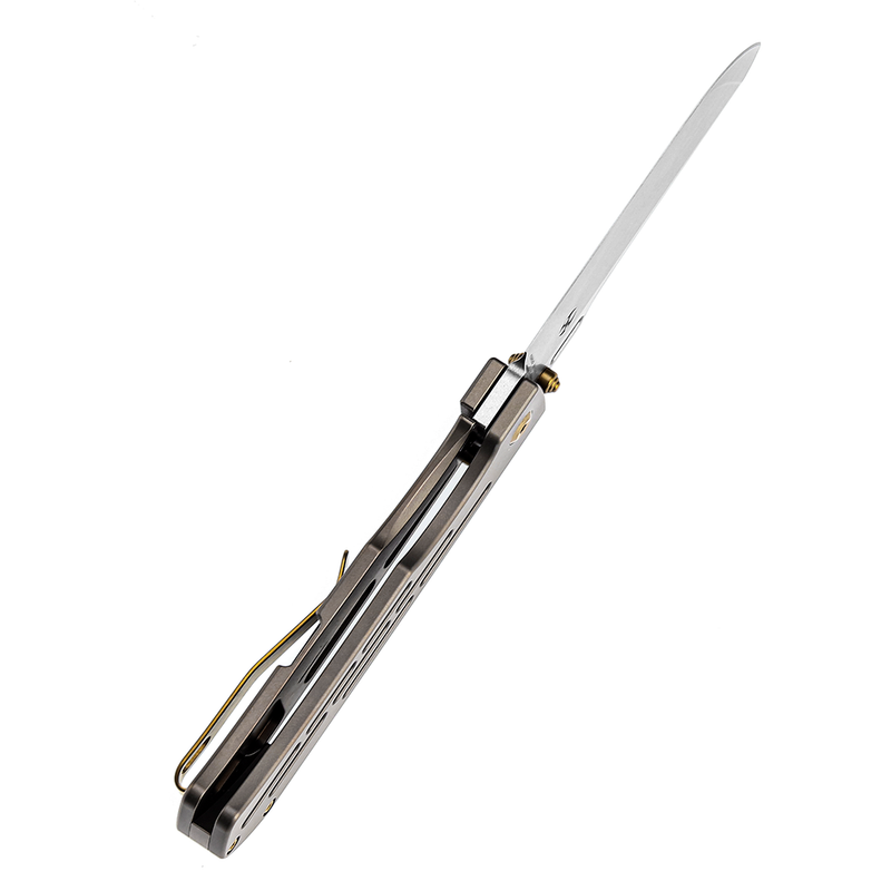 KANSEPT Reedus Stonewashed CPM-S35VN  Bronze Anodized Titanium Handle with D.O.C.K. Design-K1041A3