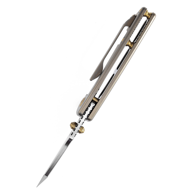 KANSEPT Little Main Street  K2015A2 Bronze Anodized Titanium Handle  with Dirk Pinkerton Design