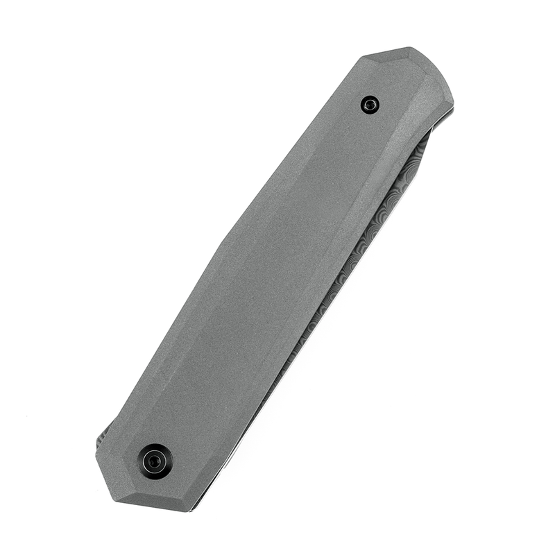 KANSEPT Integra K1042D1 Damascus Designed Silicon Carbided Titanium by JK Knives