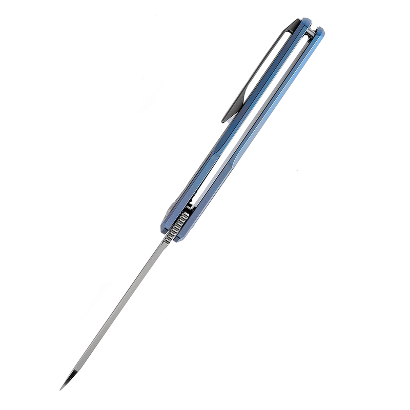 KANSEPT Arcus Titanium Twill Carbon Fibe Handle (Satin CPM-S35VN Blade) Ostap Hel Design - K1046A1