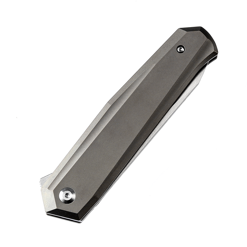 Integra K1042A2 Stonewashed M390 Bronze Anodized Titanium Designed by JK Knives