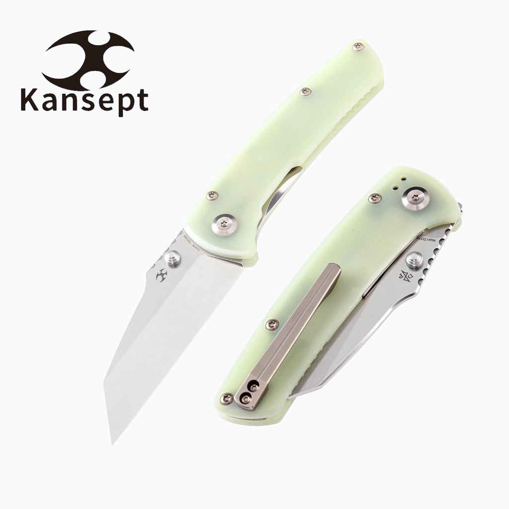 KANSEPT Main Street Thumb Stub Jade G10 Handle (3.36